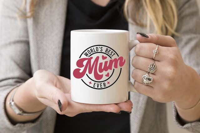 Detalle de DasyFly World’s Best Mum mug 325 ml
