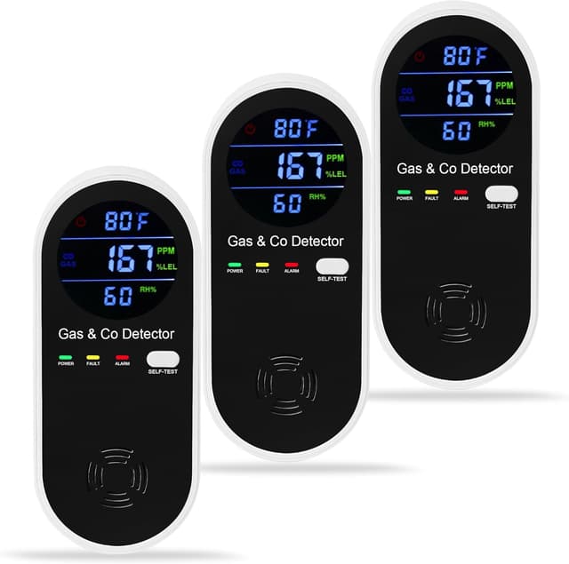 Imagen de 3-Pack Plug-in Gas & CO Detector 4-in-1 🏠 en OfertitasTOP