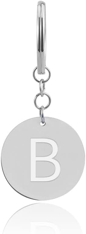 Thumbnail 6 de GD GOOD.designs Schlüsselanhänger mit Einkaufschip Buchstabe (23 mm) – personalisierter Anhänger aus Edelstahl