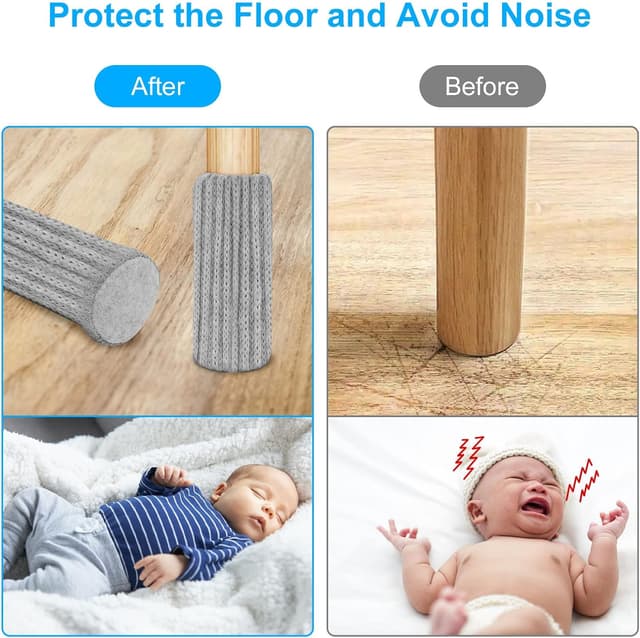 Thumbnail 4 de OSDUE Stuhlsocken 24er Set für Bodenschutz