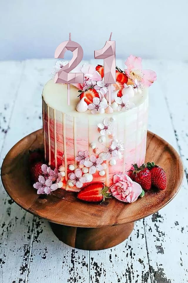 Thumbnail 2 de Geburtstagskerzen Zahlen 21 🎂