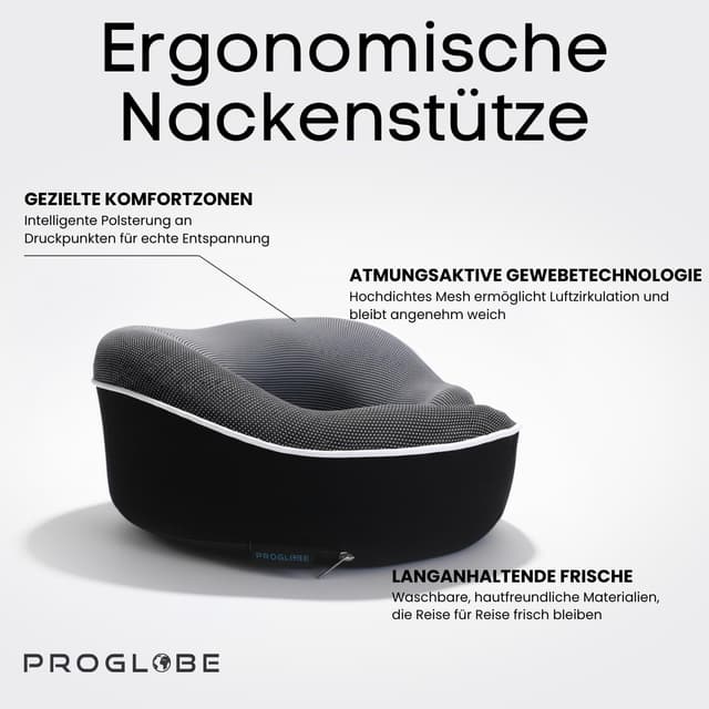 Detalle de Proglobe Nackenkissen Memory Foam 100%