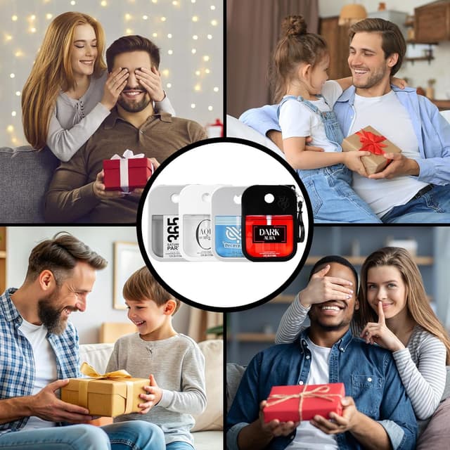 Thumbnail 6 de Parfüm Herren 4er-Pack (35 ml) Geschenkset – Eau de Toilette mit Bergamotte & Vanille (Reisegröße)