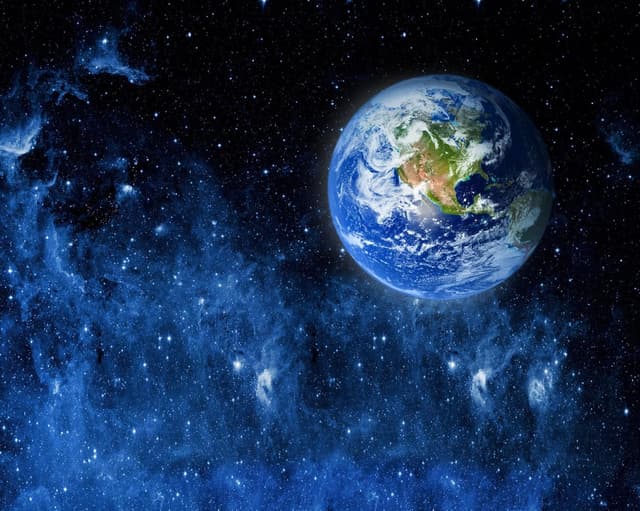 Detalle de CORFOTO Fabric 10x8ft space-themed backdrop for photo booths, events and room decoration