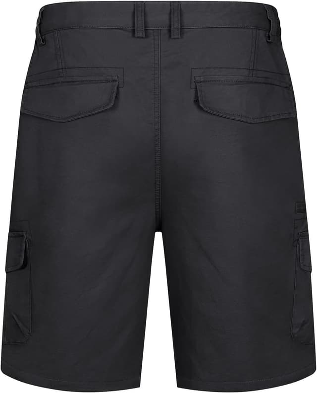 Detalle de TACVASEN men’s elasticated waist cargo shorts with multi pockets (cotton & spandex)