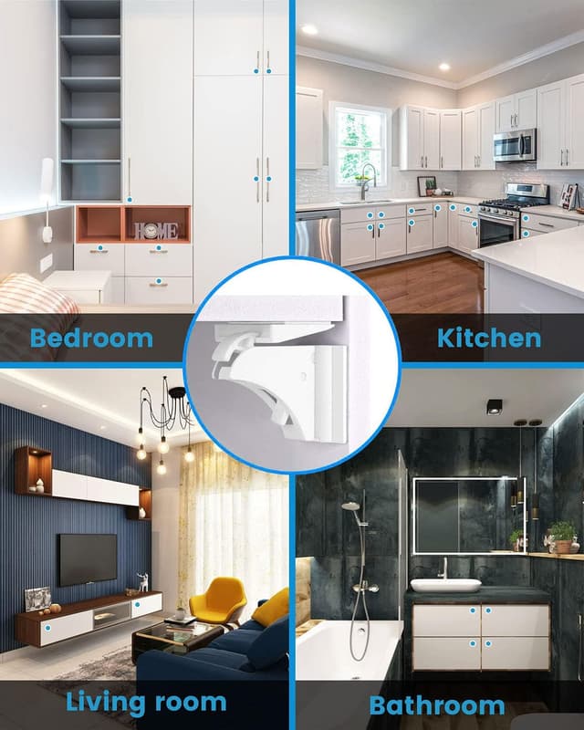 Thumbnail 6 de Trongle child locks 8-pack magnetic