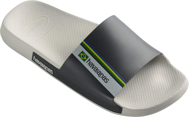 Detalle de Havaianas Slide Brasil (Mini Me) infradito unisex per bambini e ragazzi in gomma