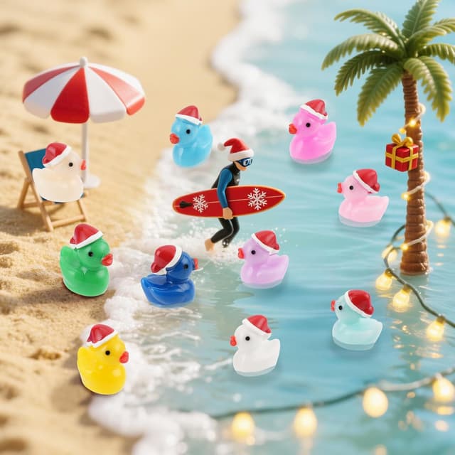 Thumbnail 4 de Mini Resin Duck Figures 100-Pack 🐤