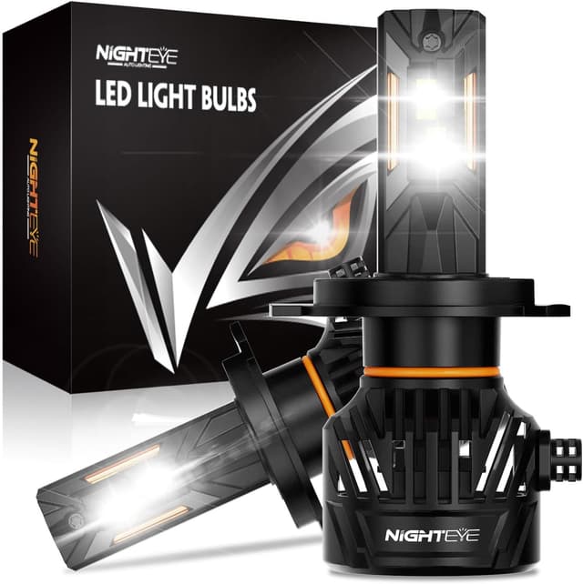 Detalle de NIGHTEYE H4 LED headlight bulbs 34000LM