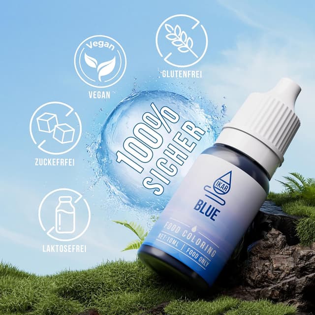 Detalle 2 de IKAR Lebensmittelfarbe Set 12Ă10 ml đ§