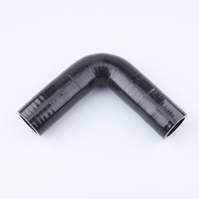 Detalle de AC Performance ID 1" (25mm) 90 Degree Elbow Coupler Pure Silicone Hose, Black (90mm leg length)