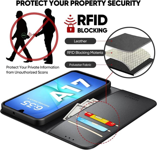 Thumbnail 1 de Peakally Handyhülle Galaxy A17 5G mit RFID