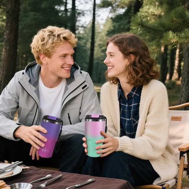 Thumbnail 6 de Vaso Térmico 20 oz — Acero 18/8, 8H frío/6H calor 🧋