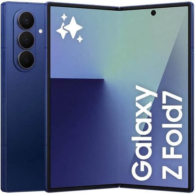 Detalle de Samsung Galaxy Z Fold7 AI Phone (UK Version) – Blue Shadow, 512GB, 12GB RAM, 200MP camera