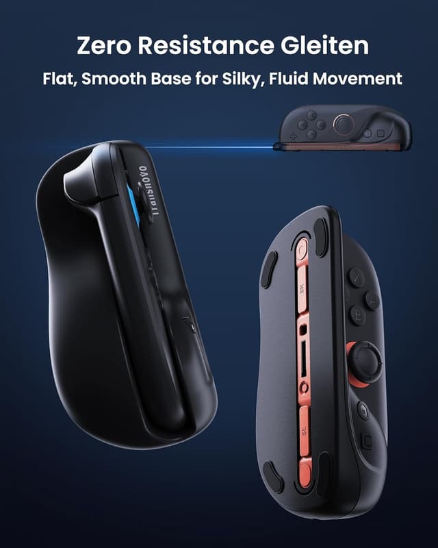 Thumbnail 6 de TRANSNOVO 2er-Pack Mausgriffe für Nintendo Switch 2 Joycons – ergonomisch, rutschfest mit Handschlaufe