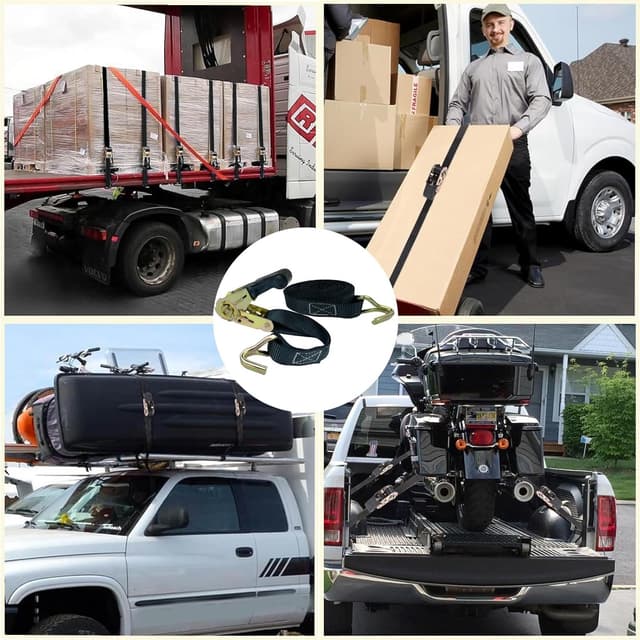 Thumbnail 5 de OWSYTOOL Ratchet Straps 2Pack 800kg