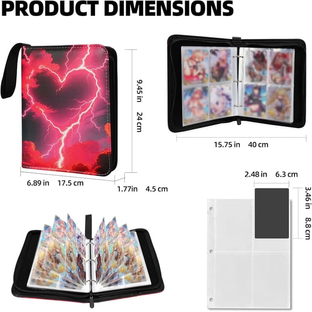 Detalle de Collectible Trading Card Album 400-pocket binder