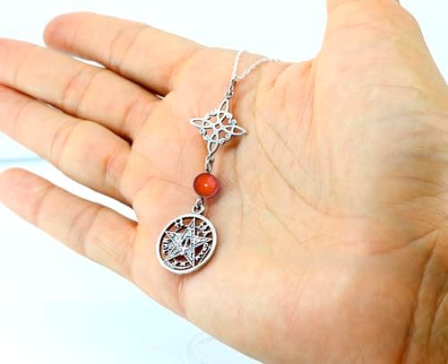 Detalle 2 de Only faith Collar Nudo de Bruja 925, 45 cm