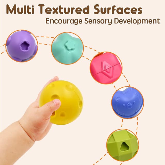 Detalle de AiTuiTui Montessori 7-in-1 sensory activity cube (for 18 months+)