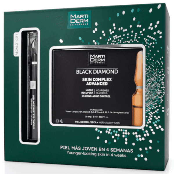 Imagen de MartiDerm Black Diamond Skin Complex 30 Ampollas + Contorno Ojos en OfertitasTOP