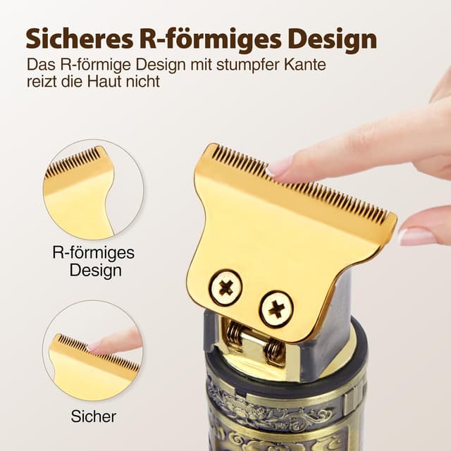 Thumbnail 4 de MZGO Elektrischer Rasierer Barttrimmer mit 1,6" LCD