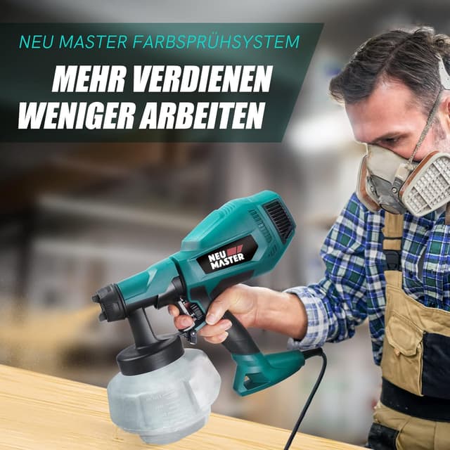 Thumbnail 6 de NEU MASTER Farbsprühsystem 1200 ml HVLP