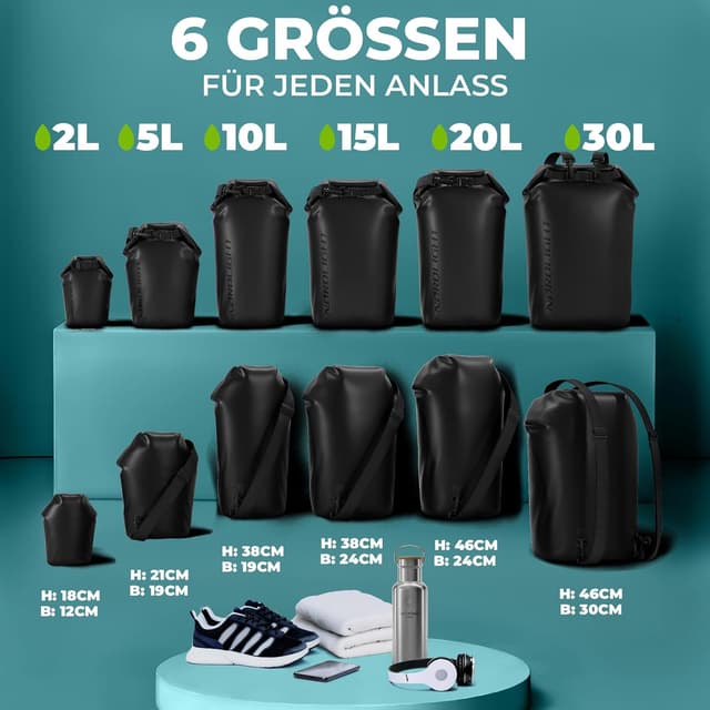 Detalle de Nordlight Dry Bag 10l wasserdichte Tasche