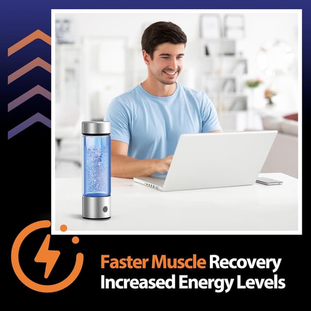 Thumbnail 4 de Fakllod Hydrogen Water Bottle Generator ⚡