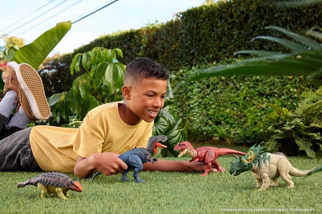 Thumbnail 1 de Mattel JGC80 Utahraptor 30 cm 🦖