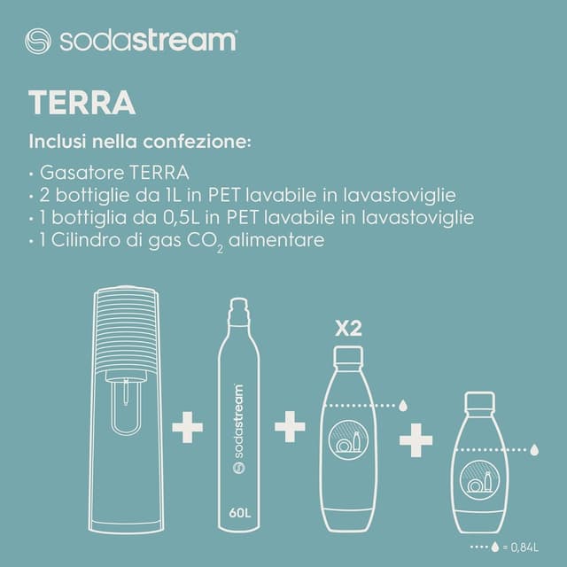 Thumbnail 2 de SodaStream Terra Megapack bianco 425 g