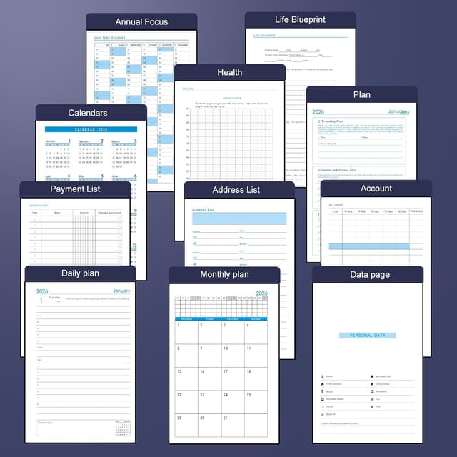 Thumbnail 6 de Diario accademico 2026 agenda giornaliera 📔