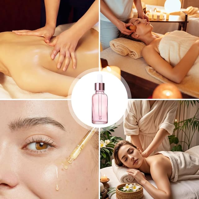 Thumbnail 6 de Guilinone 24 x 30ml Glass Dropper Bottles (pink, 24-pack) with Labels, Plastic Pipettes & Funnels