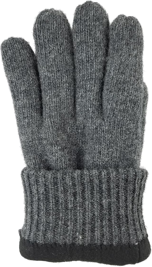 Thumbnail 5 de BRUCERIVER Men's Pure Wool Gloves with Thinsulate lining