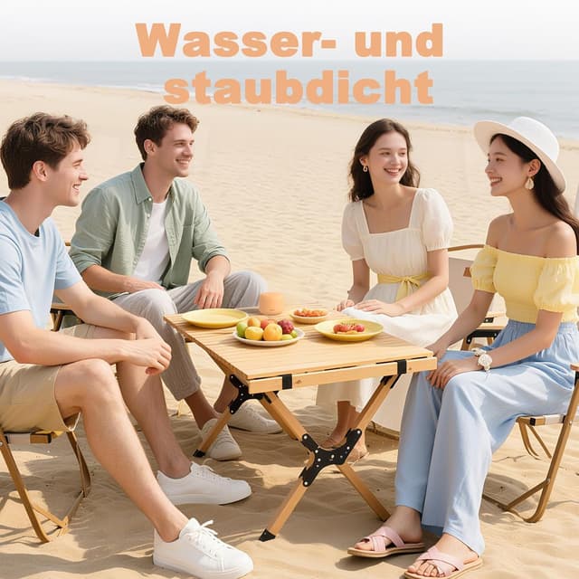 Thumbnail 6 de Bobtot Tragbarer Bluetooth-Lautsprecher (Orange) mit 15 Stunden Spielzeit, wasserdicht und Freisprechfunktion