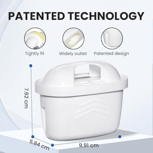 Detalle de EVERSPRING Filtro de agua 6 piezas