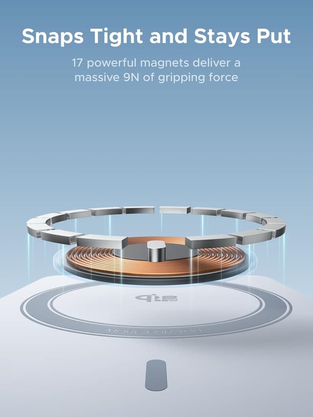 Detalle 2 de UGREEN MagFlow Magnetische Powerbank 20000mAh 25W