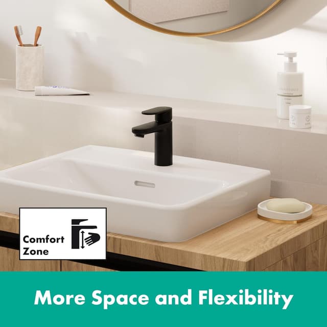 Thumbnail 2 de Hansgrohe Vernis Blend Grifo lavabo monomando negro mate 🚰