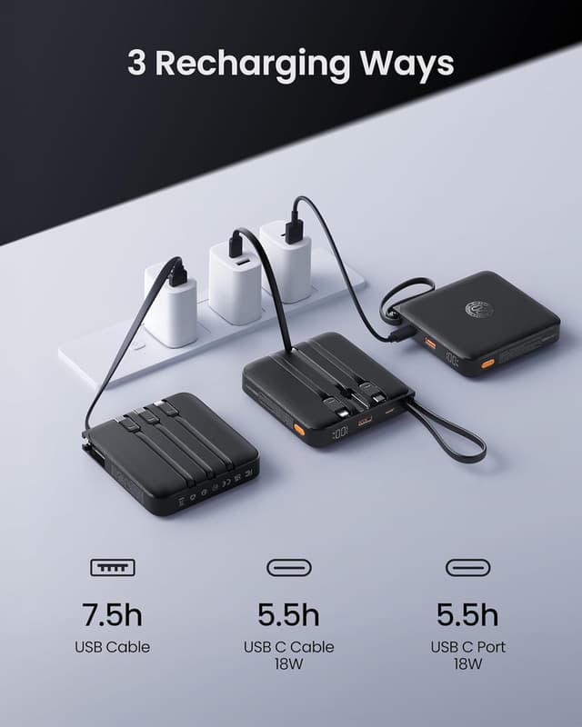 Thumbnail 5 de Coowisty Power Bank 20000mAh 22.5W