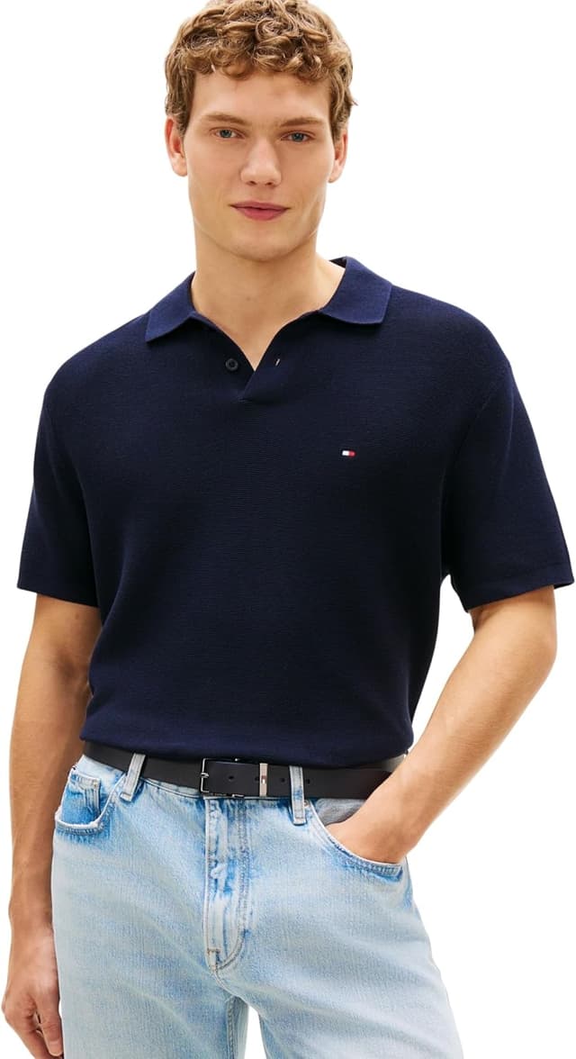 Thumbnail 6 de Tommy Hilfiger Cool Touch Structure SS Polo uomo (pacco da 1)