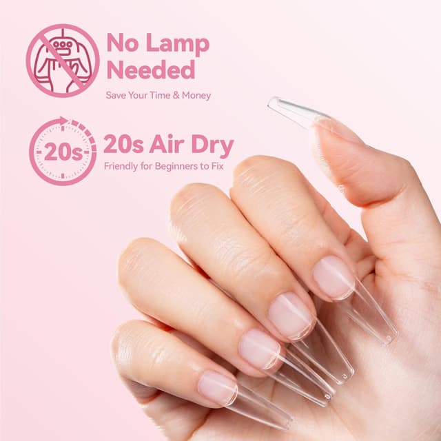 Detalle de Makartt Nail Glue Extra Strong (HEMA-Free) – semi-solid air-dry press-on and nail tip glue, 10ml