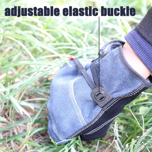 Detalle 2 de Leather heat resistant safety gloves