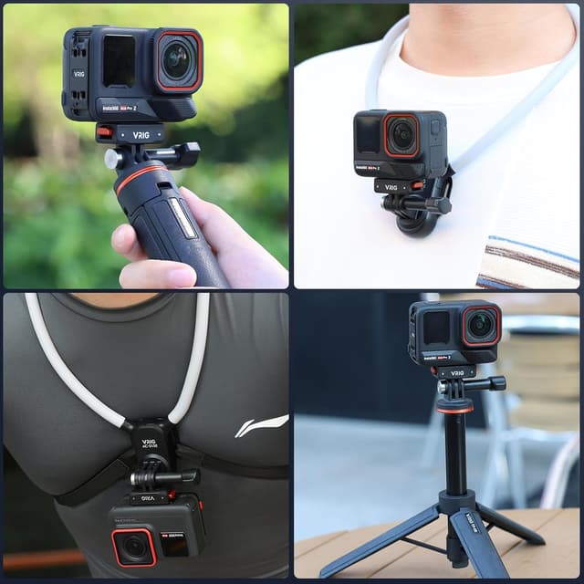 Thumbnail 6 de VRIG Magnetische Halterung für Insta360 Ace/Ace Pro/Ace Pro 2/X5/X4 Air – Schnellverschluss für Stativ & Zubehör
