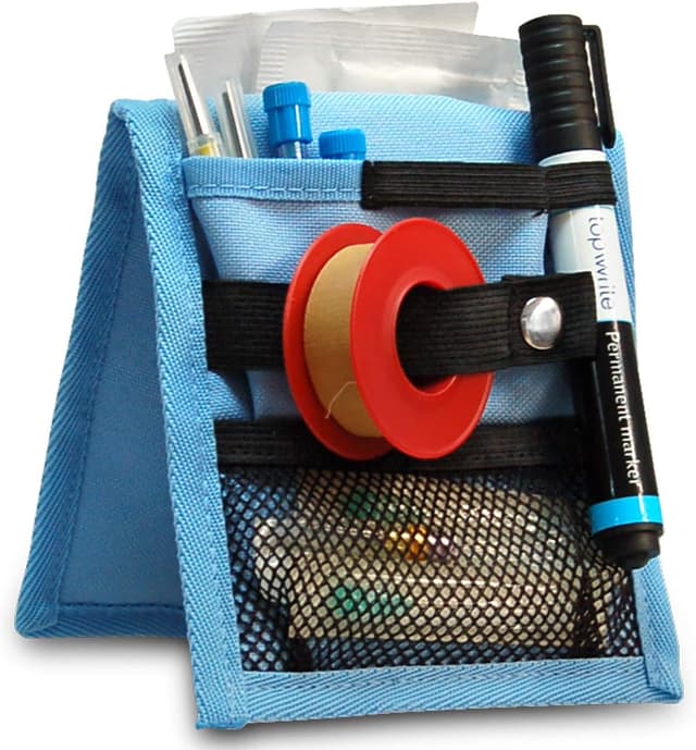 Detalle 2 de Elite Bags Organizer infermieristica tascabile 14,5 x 12 cm con chiusura a magnete (blu)
