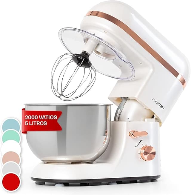 Detalle de Klarstein Batidora Amasadora Planetaria 5L 1800W 6 velocidades 🥣