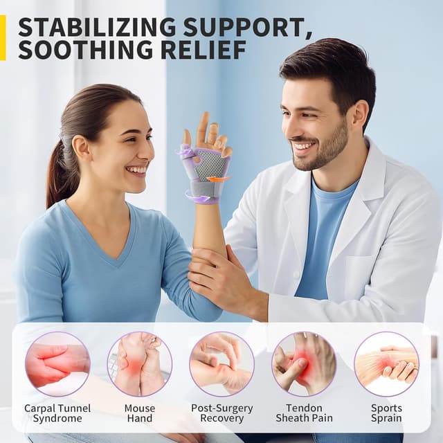 Detalle 2 de CAMBIVO Wrist Supports with Thumb Splint S/M