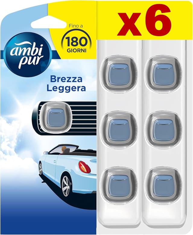 Imagen de Ambi Pur Car Starter Kit 2 ml 6 pezzi en OfertitasTOP