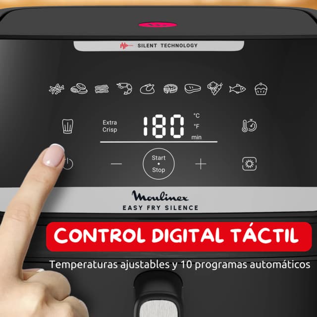 Detalle de Moulinex Easy Fry Silence freidora de aire