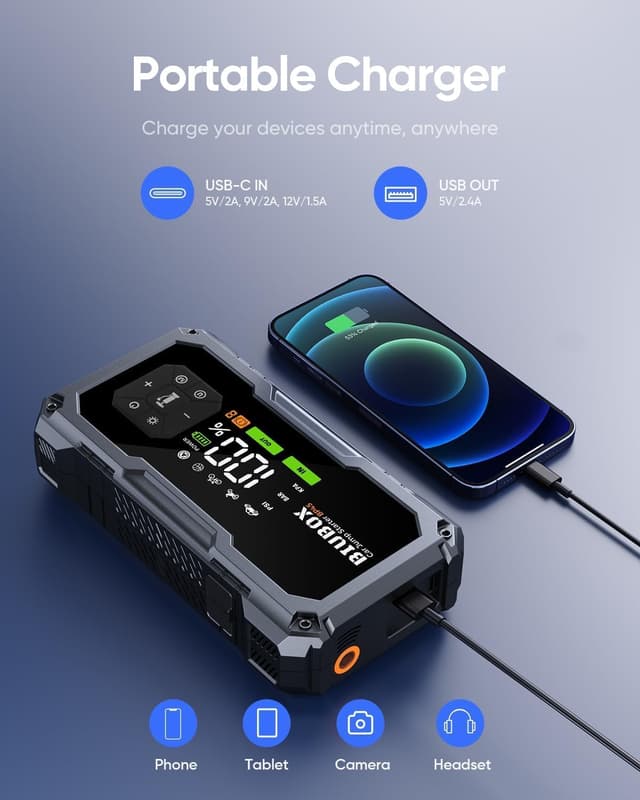 Thumbnail 6 de BiuBox 8500A jump starter with air