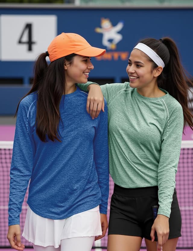 Thumbnail 4 de Tee shirt sport Gyabnw femme manches longues