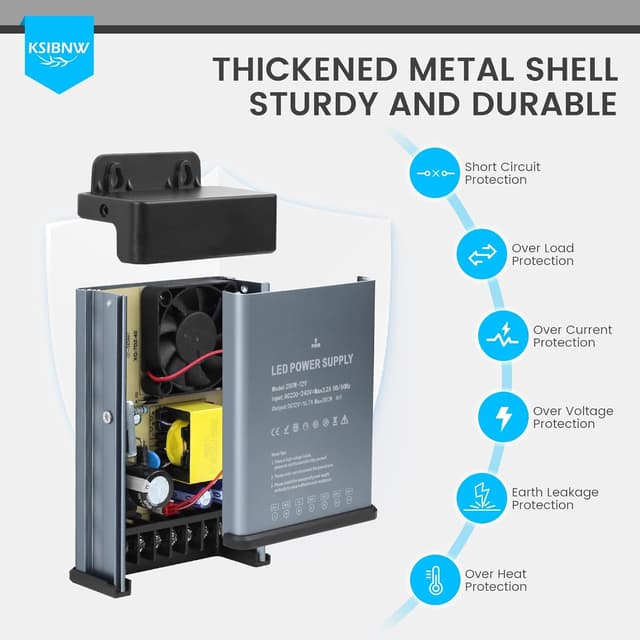 Thumbnail 2 de KSIBNW Trasformatore LED 24V 300W